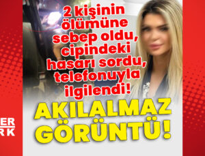 2 kişinin ölümüne sebep oldu, cipindeki hasarı sordu, telefonuyla ilgilendi!