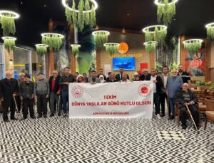 Ağrı Aile ve Sosyal Hizmetler İl Müdürü Baki, Yaşlılar Günü’nde huzurevini ziyaret etti