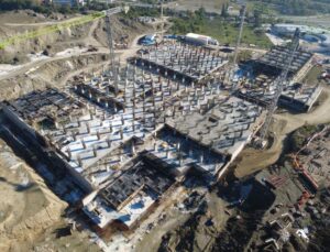 Amasya’da 600 yataklı devlet hastanesi inşaatında fiziki gerçekleşme yüzde 38 oldu