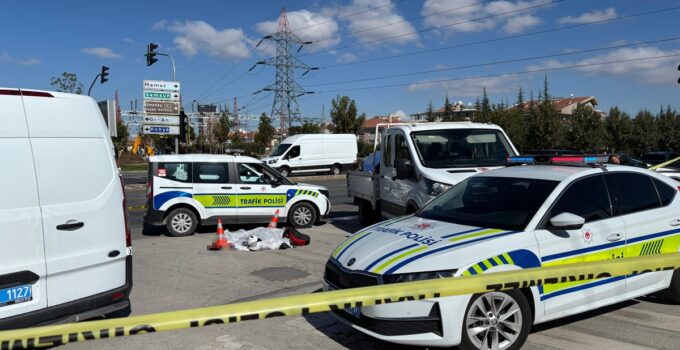Ankara Çankaya’da motosiklet sürücüsü Cem Şahin, otomobilin çarpması sonucu öldü