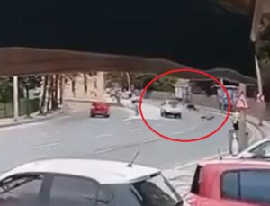 Ankara Keçiören’de otomobil elektrikli bisiklete çarptı, bisikletli ağır yaralandı