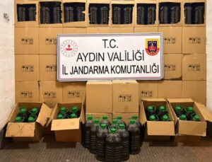 Aydın’da jandarma operasyonunda ele geçirildi: 5 bin 300 litre