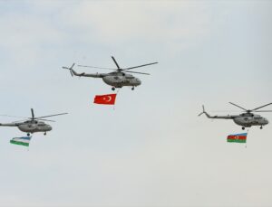 Azerbaycan, Türkiye ve Özbekistan’ın tatbikatında temsili terörist hedefler vuruldu