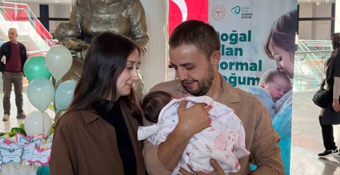 Bilkent Şehir Hastanesi’nde normal doğum standı açıldı, yılda 14 bin doğum yapılıyor