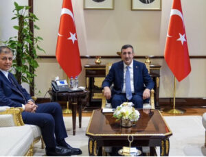 Cemil Tugay’dan Cumhurbaşkanı Yardımcısı Yılmaz’a ziyaret