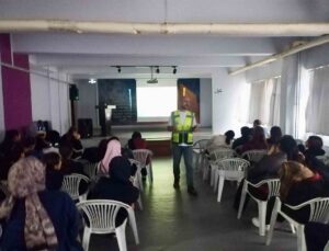 Düzce Akçakoca’da Nene Hatun MTAL öğrencilerine iş güvenliği eğitimi verildi