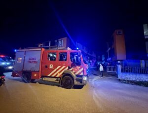 Düzce’de çamaşır kurutma makinesinden kaynaklanan yangında 2 kişi dumandan etkilendi