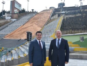 Erzurum’da spor tesislerinde 7 noktada yatırım ve bakım çalışmaları sürüyor