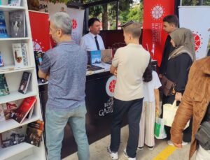 Gaziantep festivalindeki İletişim Başkanlığı standı vatandaşlardan ilgi gördü