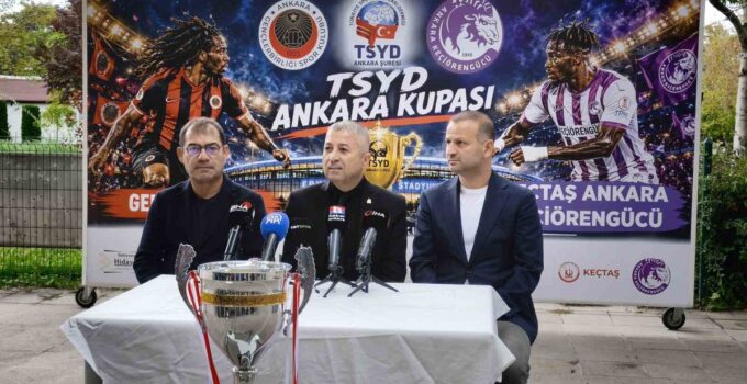 Gençlerbirliği ile Keçiörengücü, 3 Ekim’de 59. TSYD Ankara Kupası’nda karşılaşacak