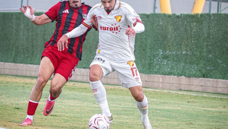 Göztepe, Urla’da Vanspor’la oynadığı özel maçta 1-1 berabere kaldı