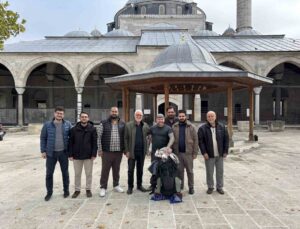 Hac için Berlin’den yürüyen Umar, 88’inci günde Kırklareli Babaeski’ye ulaştı