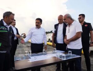 Hatay Valisi Masatlı, Koçören TOKİ’deki 7 kilometrelik yol çalışmalarını inceledi