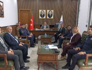 Havza’da KPSS sınavı güvenliği için Kaymakam Serin başkanlığında toplantı yapıldı
