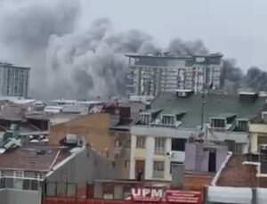 İstanbul’da sanayi sitesinde yangın
