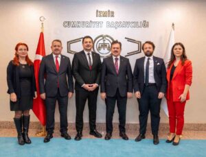 İzmir Barosu Başkanı Sökmen, yönetimiyle Başsavcı Yeldan’ı ziyaret etti