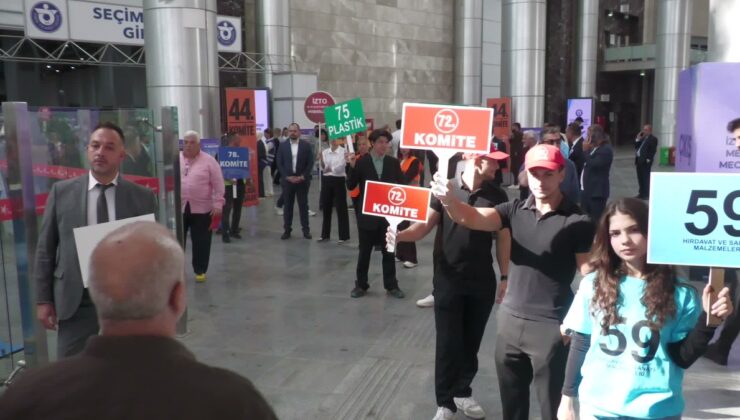 İZTO seçimleri Fuar İzmir’de başladı, 62 bin 777 üye oy kullanacak