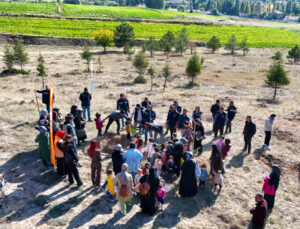 Kayseri Büyükşehir Belediyesi 1150 fidanı toprak buluşturdu