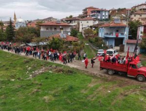 Kırıkkale Sulakyurt Sarıkızlı’da Cumhuriyet’in 103. yılı halaylarla kutlandı