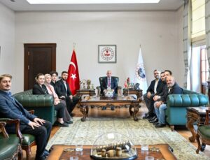 Kırklareli Valisi Turan, Yeşilay’ın yeni şube yönetimini kabul etti