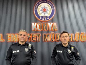 Konya’da kayıp Alzheimer hastası 82 yaşındaki kadın polis sırtında ambulansa taşındı