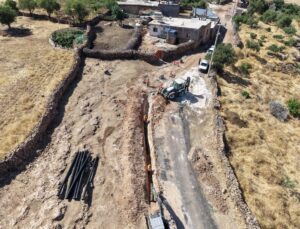 MARSU, Midyat Toptepe’de 4 bin metrelik atık su hattı döşeme çalışmasını tamamladı