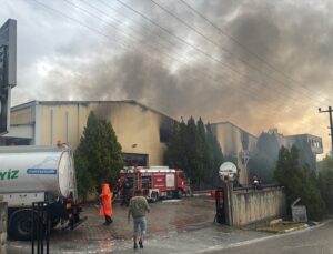 Mersin Akdeniz’de tütün ve makaron tesisinde alevler tesisin büyük kısmına yayıldı