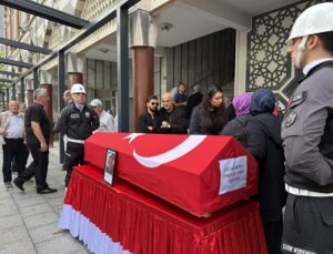 Rize’de kalp krizi sonucu ölen polis memuru Şafak Yılmaz, Akpınar köyünde defnedildi