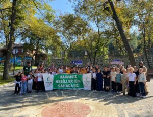 Samsun Canik’te Yeşilay’ın etkinliğinde 70 öğrenci doğayla buluştu