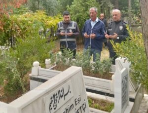 Şehit polis memuru Çiftçi mezarı başında anıldı