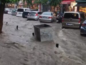 Selin vurduğu İstanbul’da günün en ilginç görüntüsü