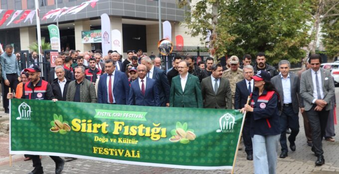 Siirt’te fıstık festivali düzenlendi, bu yıl yaklaşık 32 bin ton rekolte bekleniyor