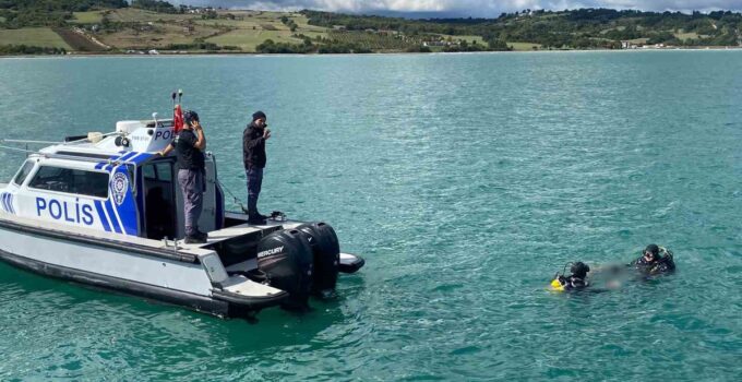 Sinop’ta kaybolan polisin bedenine Ankara ve Samsun’dan gelen dalgıç polisler ulaştı