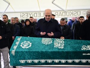TBMM Başkanı Kurtulmuş, Cevat Özkaya’nın Üsküdar’daki cenaze törenine katıldı