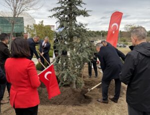 Tekirdağ’da Cumhuriyet’in 103. yılı anısına fidan dikildi