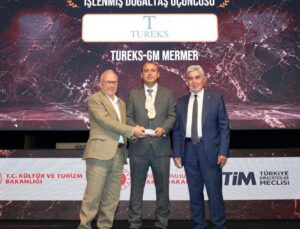 Tureks’e doğal taş ihracatında 4 ödül birden