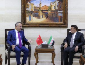 Türkiye’nin Şam Büyükelçisi Yılmaz, Zeydan ile basın ve medya iş birliğini görüştü