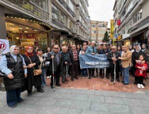 Ufuk Gürbüz, görme engelliler için kaldırımlardaki engellerin kaldırılmasını istedi