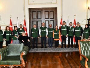 Yeşilay Tekirdağ Şube Başkanı Erdoğan, Vali Soytürk’ü ziyaret etti